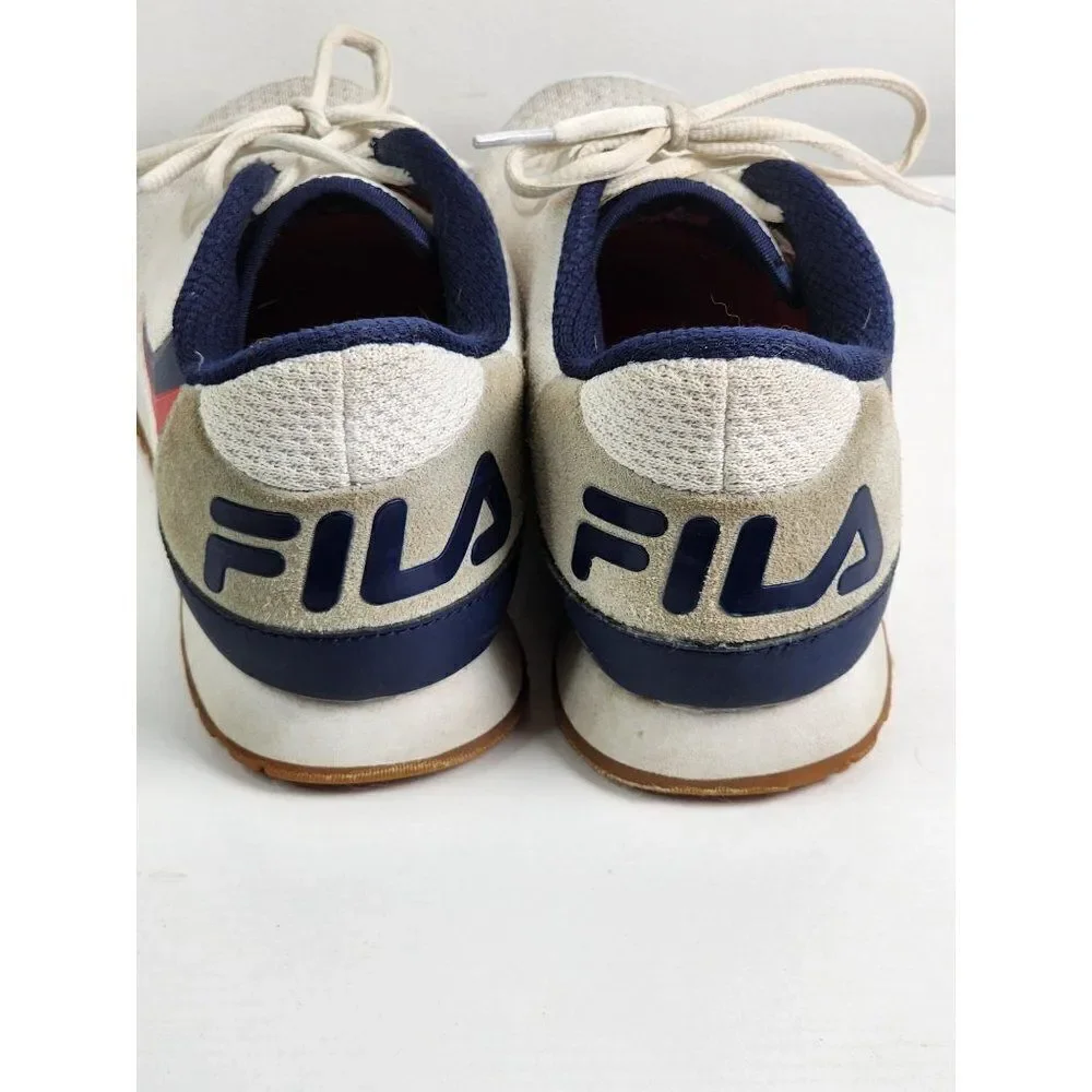 Fila Athletic White Sneakers, White Size 9